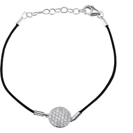 Sterling Silver Bracelet White Cubic Zirconia (B303950WCZSL925)