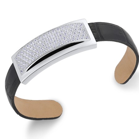 Sterling Silver Bracelet White Cubic Zirconia (B303952-LWCZSL925)