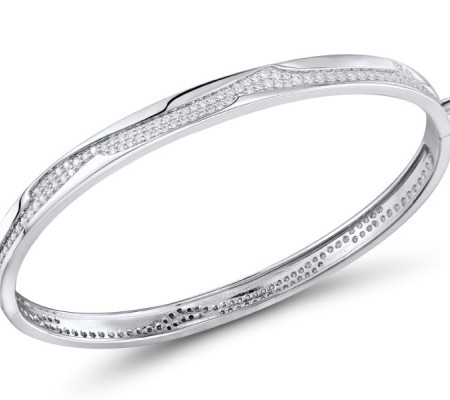 Sterling Silver Bracelet White Cubic Zirconia (B304759WCZSL925)