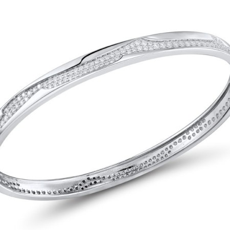 Sterling Silver Bracelet White Cubic Zirconia (B304759WCZSL925)