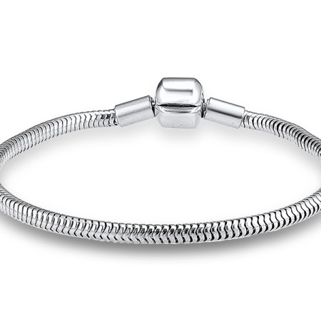 Sterling Silver Bracelet  (B307487NILSL925-18)