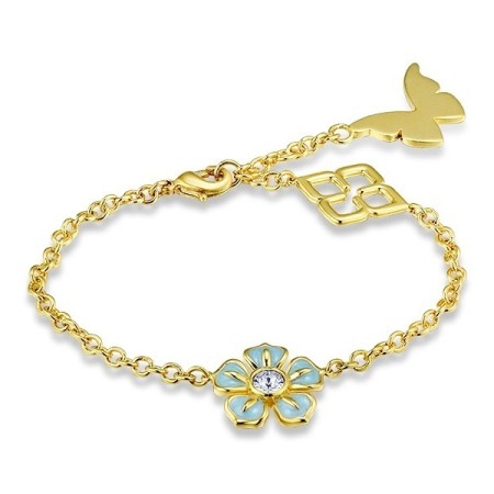 Brass w/ Yellow Gold Plating Bracelet Enamel,Swarovski 001 (B311055AENA4BRY)
