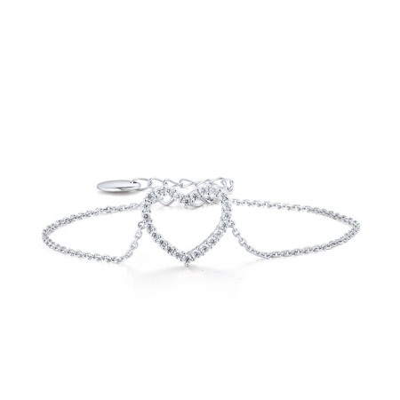 Sterling Silver Bracelet White Cubic Zirconia (B311710AWCZSL925)