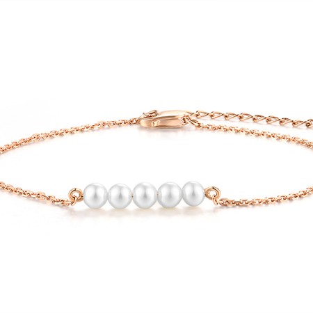 14KY Bracelet Fresh Water White Pearl (B312045CFWP14KY)