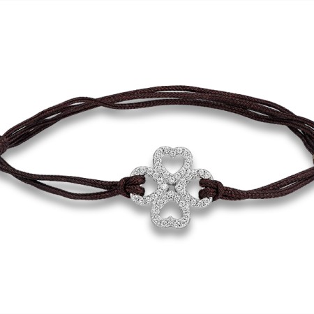 Sterling Silver Bracelet White Cubic Zirconia (B313353CWCZSL925)