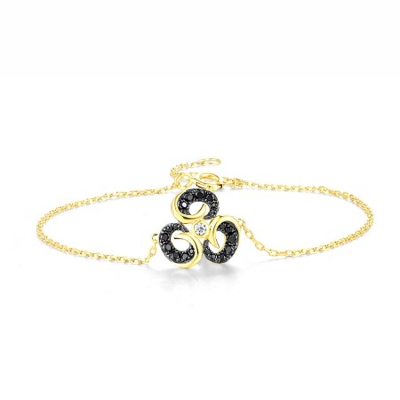 14KYB Bracelet Black Diamond,Diamond (B316551WBD14KYB)