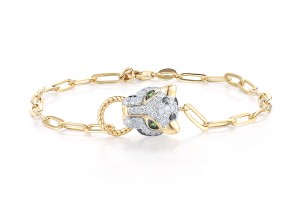 14KYWB Bracelet Diamond,Green Garnet (B318967GNG14KYWB)