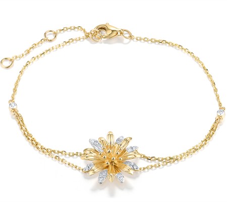 14KYW Bracelet Diamond (B319587DIA14KYW)