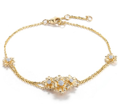 14KYW Bracelet Diamond (B319596DIA14KYW)