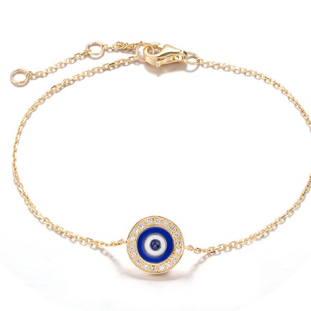 14KYB Bracelet Blue Sapphire,Diamond,Enamel (B321178ENA14KYB)