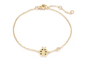 14KY Bracelet Black Diamond,Blue Topaz (Swiss Blue),Diamond (B321199LBD14KY)