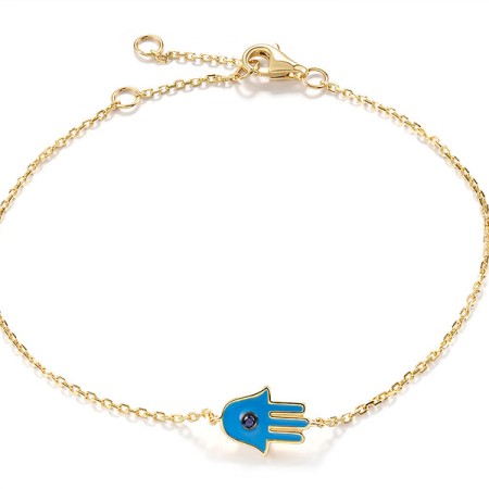 14KYB Bracelet Blue Sapphire,Enamel (B321205ENA14KYB)