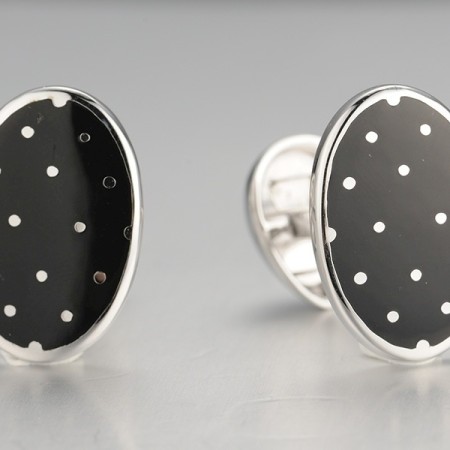 Sterling Silver Cufflink Enamel (C314451ENASL925)