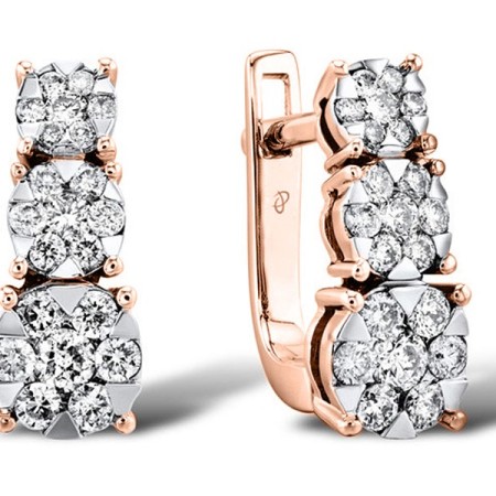 14KRW Earrings Diamond (E300031DIA14KRW)