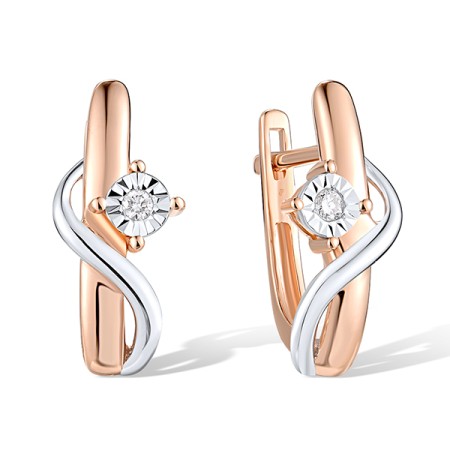 14RTT Earrings Diamond (E300055DIA14RTT)