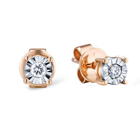 14RTT Earrings Diamond (E300059DIA14RTT)