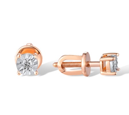 14RTT Earrings Diamond (E300059DIA14RTT-SR)