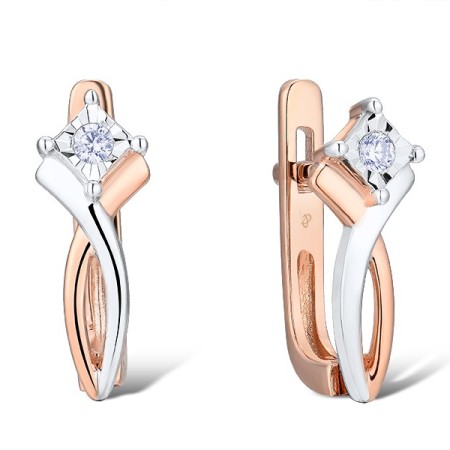 14RTT Earrings Diamond (E300065DIA14RTT)