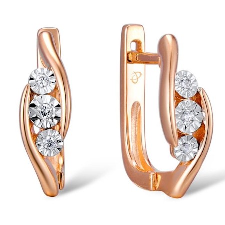 14RTT Earrings Diamond (E300068DIA14RTT)