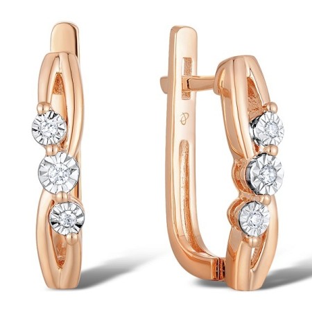 14RTT Earrings Diamond (E300070DIA14RTT)