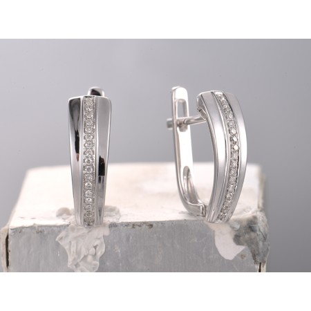 14KW Earrings Diamond (E300206DIA14KW)