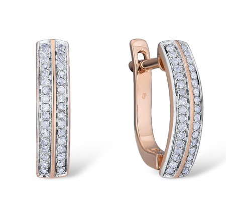 14KRW Earrings Diamond (E300222DIA14KRW)