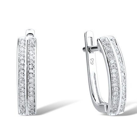 14KW Earrings Diamond (E300222DIA14KW)