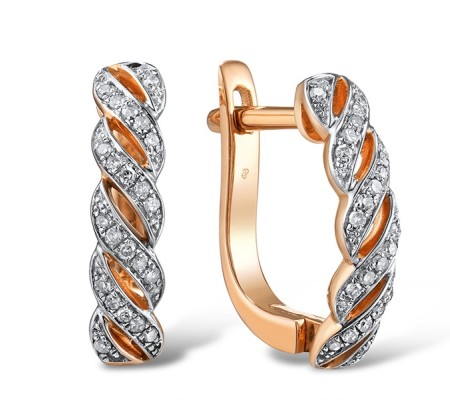 14KRW Earrings Diamond (E300223DIA14KRW)