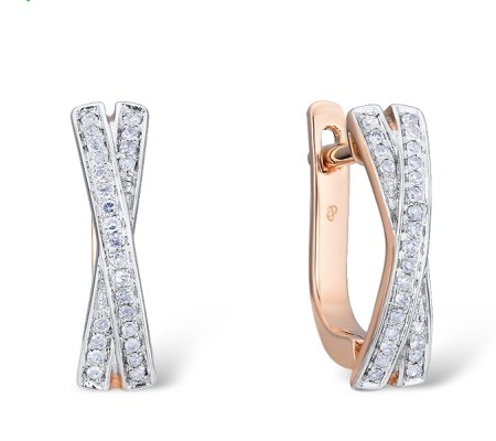 14KRW Earrings Diamond (E300226DIA14KRW)