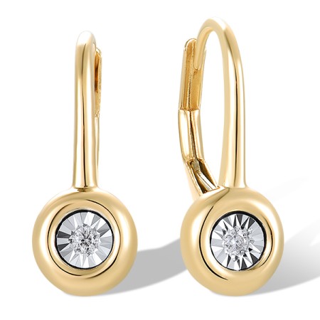 14TT Earrings Diamond (E300248DIA14TT)