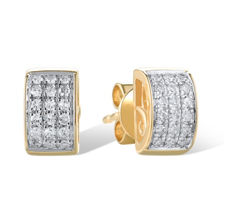 14KYW Earrings Diamond (E300477DIA14KYW)