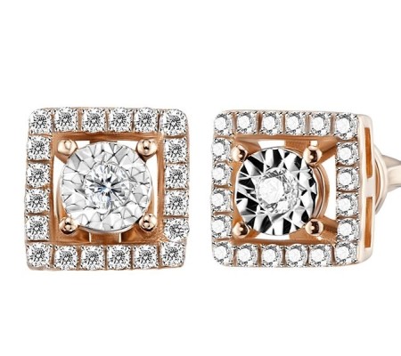 14RTT Earrings Diamond (E301181DIA14RTT)