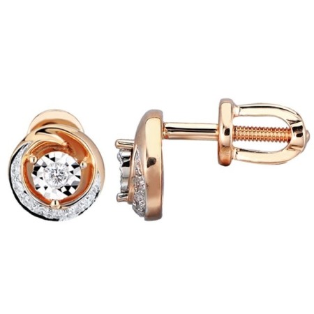 14RTT Earrings Diamond (E301372DIA14RTT)