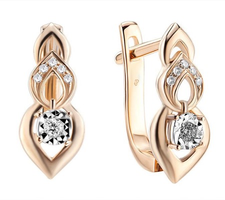 14RTT Earrings Diamond (E301430DIA14RTT)