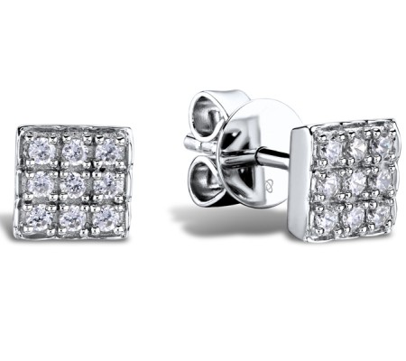 Sterling Silver Earrings White Cubic Zirconia (E303110WCZSL925)