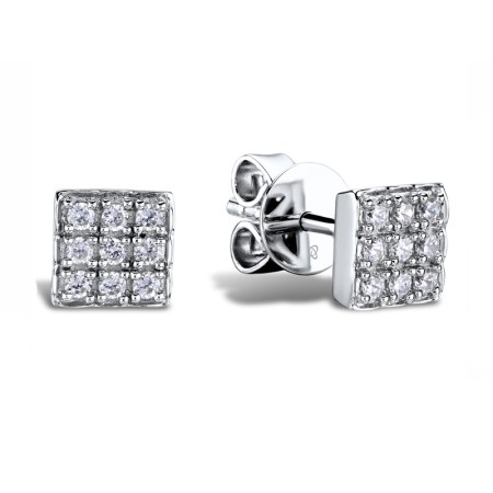 Sterling Silver Earrings White Cubic Zirconia (E303110WCZSL925)