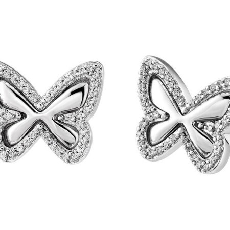 Sterling Silver Earrings White Cubic Zirconia (E303172AWCZSL925)