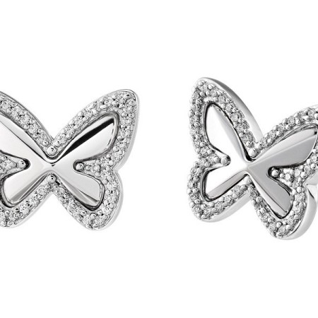 Sterling Silver Earrings White Cubic Zirconia (E303172BWCZSL925)