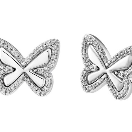 Sterling Silver Earrings White Cubic Zirconia (E303172CWCZSL925)