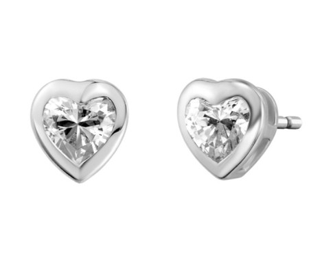 Sterling Silver Earrings White Cubic Zirconia (E303386WCZSL925)