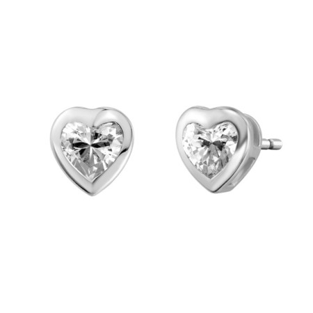 Sterling Silver Earrings White Cubic Zirconia (E303386WCZSL925)