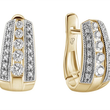 10KYW Earrings Diamond (E303455DIA10KYW)