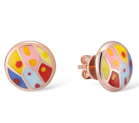 Sterling Silver Earrings Enamel (E303598ENA2SL925)