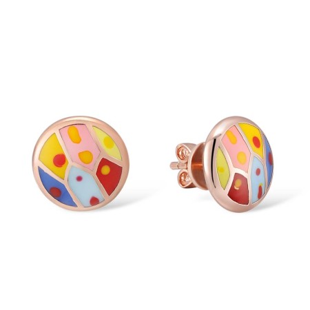 Sterling Silver Earrings Enamel (E303598ENA2SL925)