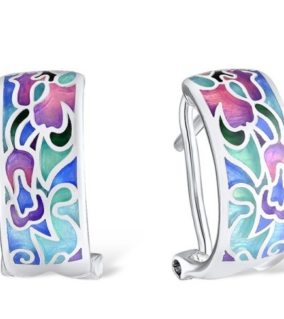 Sterling Silver Earrings  (E303888ENM3SL925)