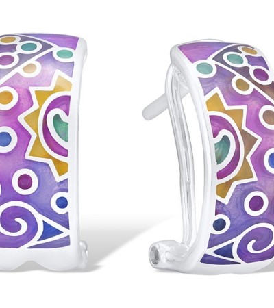 Sterling Silver Earrings  (E303890ENM3SL925)