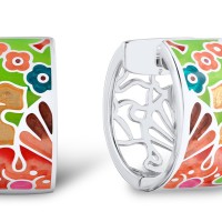 Sterling Silver Earrings Enamel (E303894ENM2SL925)