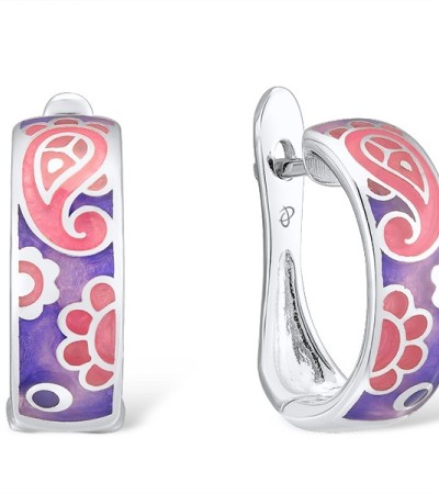 Sterling Silver Earrings  (E303901ENM10SL925)