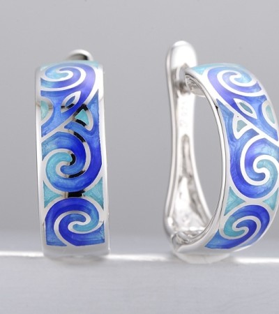 Sterling Silver Earrings  (E303903ENM10SL925)