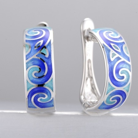 Sterling Silver Earrings  (E303903ENM10SL925)